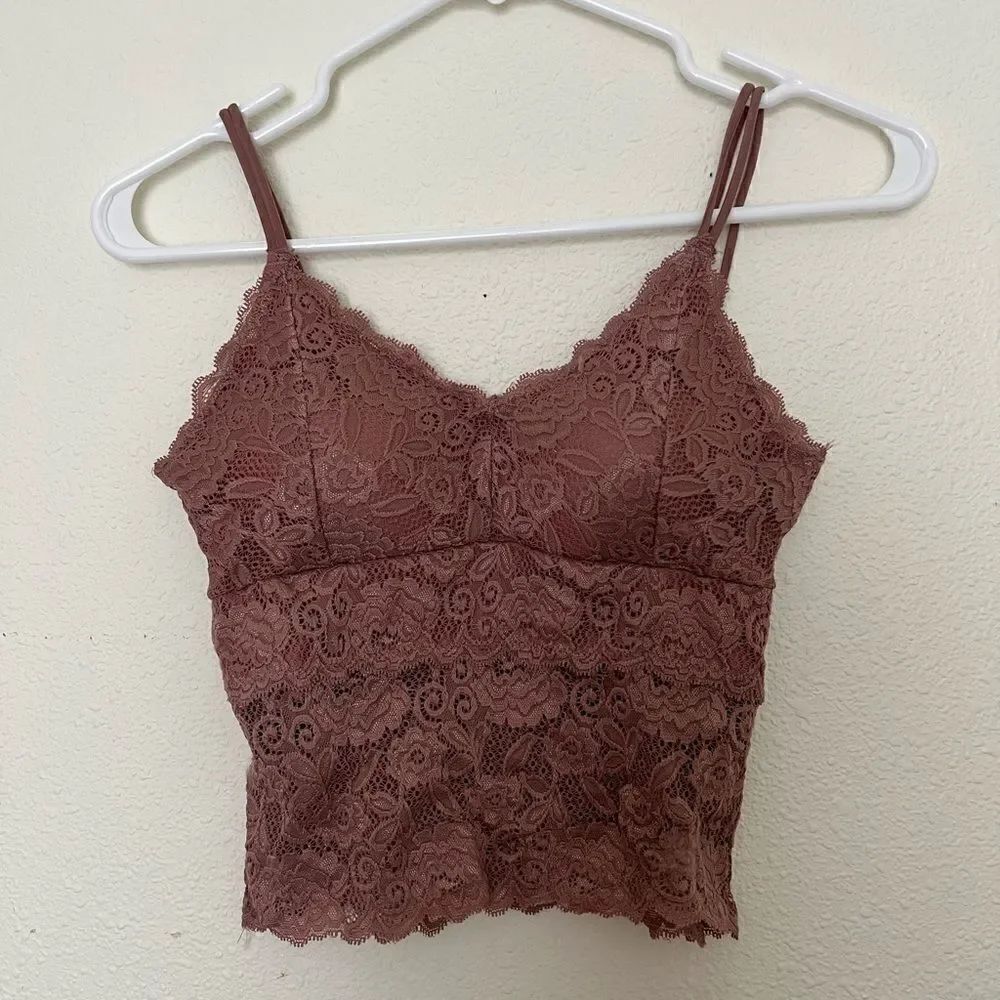 New Mix Women Lace Floral Crop Top size S/M